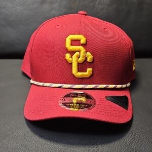 New Era USC Maroon Cap with Gold Embroidery